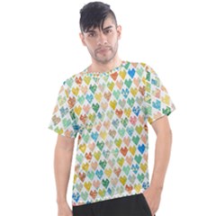 Multicolored Hearts Men s Sport Top by SychEva