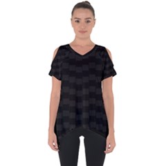 Blocks Cut Out Side Drop Tee by Sparkle