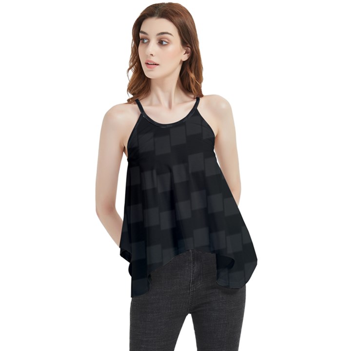 Blocks Flowy Camisole Tank Top