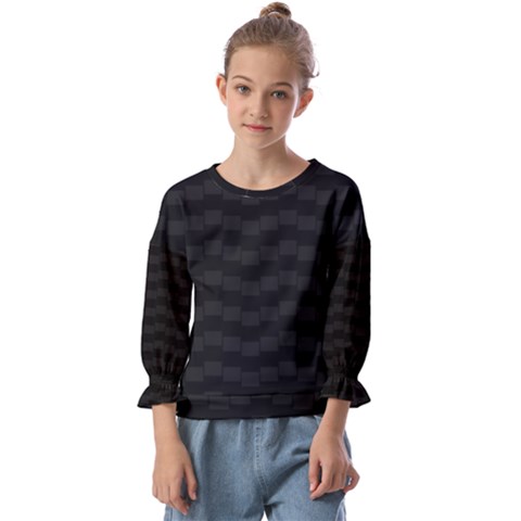 Blocks Kids  Cuff Sleeve Top by Sparkle