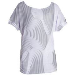 Illusion Waves Women s Oversized Tee by Sparkle