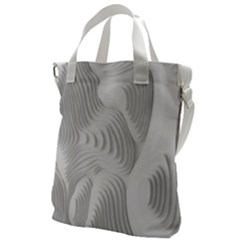 Illusion Waves Canvas Messenger Bag