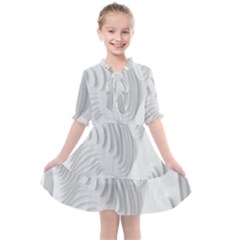 Illusion Waves Kids  All Frills Chiffon Dress