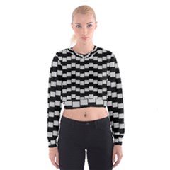 Illusion Blocks Cropped Sweatshirt by Sparkle