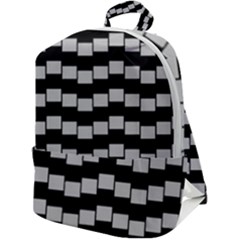 Illusion Blocks Zip Up Backpack