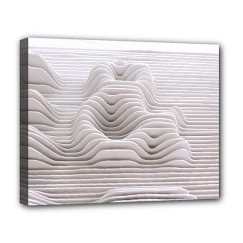 Illusion Waves Deluxe Canvas 20  X 16  (stretched) by Sparkle