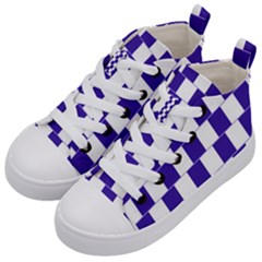 Illusion Blocks Kids  Mid-top Canvas Sneakers by Sparkle