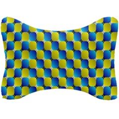 Illusion Waves Pattern Seat Head Rest Cushion by Sparkle