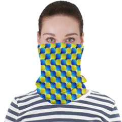 Illusion Waves Pattern Face Seamless Bandana (adult)