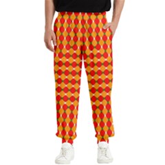 Illusion Blocks Pattern Men s Elastic Waist Pants