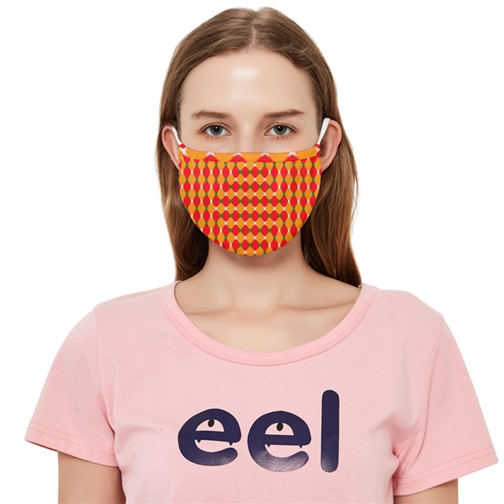 Illusion Blocks Pattern Cloth Face Mask (Adult)