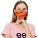 Illusion Blocks Pattern Fitted Cloth Face Mask (Adult) View1