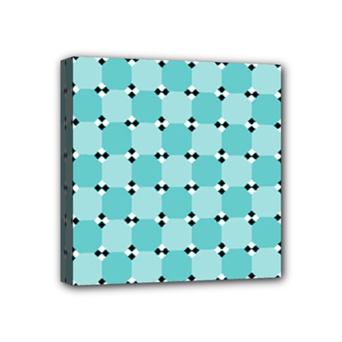 Illusion Blocks Pattern Mini Canvas 4  X 4  (stretched) by Sparkle