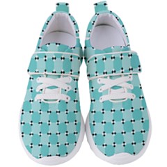 Illusion Blocks Pattern Women s Velcro Strap Shoes by Sparkle