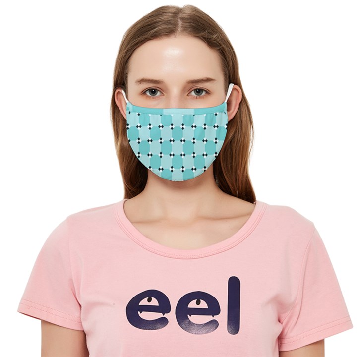 Illusion Blocks Pattern Cloth Face Mask (Adult)