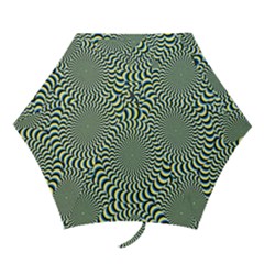 Illusion Waves Pattern Mini Folding Umbrellas by Sparkle