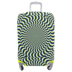 Illusion Waves Pattern Luggage Cover (medium) by Sparkle