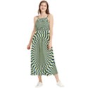 Illusion Waves Pattern Boho Sleeveless Summer Dress View1