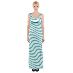 Beach Waves Thigh Split Maxi Dress by Sparkle