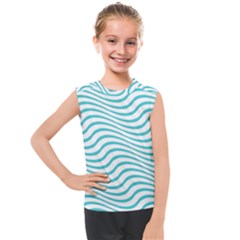 Beach Waves Kids  Mesh Tank Top by Sparkle