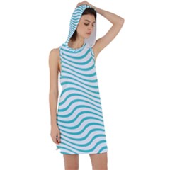 Beach Waves Racer Back Hoodie Dress by Sparkle