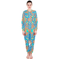 Illusion Waves Pattern Onepiece Jumpsuit (ladies)  by Sparkle