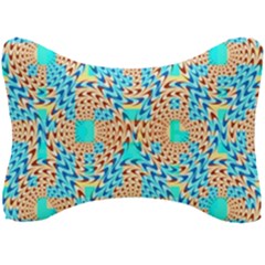 Illusion Waves Pattern Seat Head Rest Cushion by Sparkle