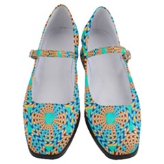 Illusion Waves Pattern Women s Mary Jane Shoes by Sparkle