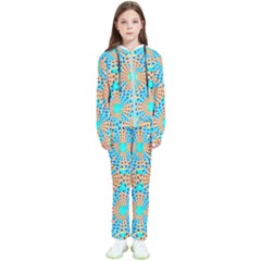 Illusion Waves Pattern Kids  Tracksuit