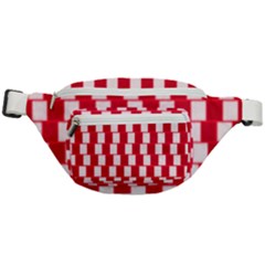 Illusion Waves Pattern Fanny Pack