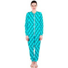 Illusion Waves Pattern Onepiece Jumpsuit (ladies)  by Sparkle