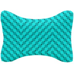 Illusion Waves Pattern Seat Head Rest Cushion by Sparkle