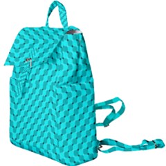 Illusion Waves Pattern Buckle Everyday Backpack by Sparkle