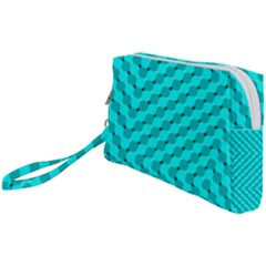 Illusion Waves Pattern Wristlet Pouch Bag (small) by Sparkle