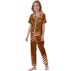 Different Kids  Satin Short Sleeve Pajamas Set