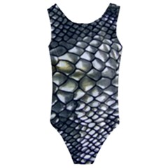 Snake Skin Kids  Cut-out Back One Piece Swimsuit by Sparkle