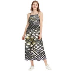 Snake Skin Boho Sleeveless Summer Dress