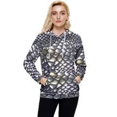 Snake Skin Women s Lightweight Drawstring Hoodie