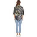 Snake Skin Women s Quarter Sleeve Pocket Shirt View4