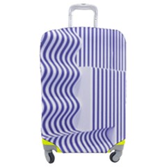 Illusion Waves Pattern Luggage Cover (medium) by Sparkle