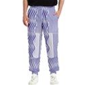 Illusion Waves Pattern Men s Elastic Waist Pants View1