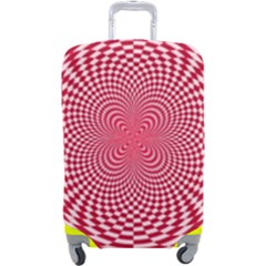 Illusion Floral Pattern Luggage Cover (large) by Sparkle