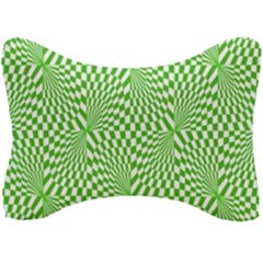 Illusion Waves Pattern Seat Head Rest Cushion by Sparkle