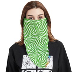 Illusion Waves Pattern Face Covering Bandana (triangle) by Sparkle