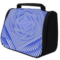 Illusion Waves Pattern Full Print Travel Pouch (big) by Sparkle