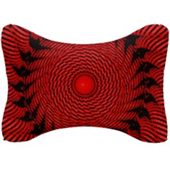 Illusion Waves Pattern Seat Head Rest Cushion by Sparkle