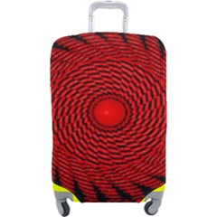 Illusion Waves Pattern Luggage Cover (large) by Sparkle