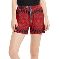 Illusion Waves Pattern Runner Shorts