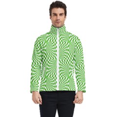 Illusion Waves Pattern Men s Bomber Jacket