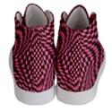 Illusion Waves Pattern Women s Hi-Top Skate Sneakers View4